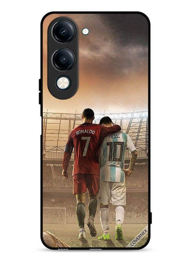 Covernex vivo Y04 Protective Case Cover Messi & CR7 Ronaldo - Image 1