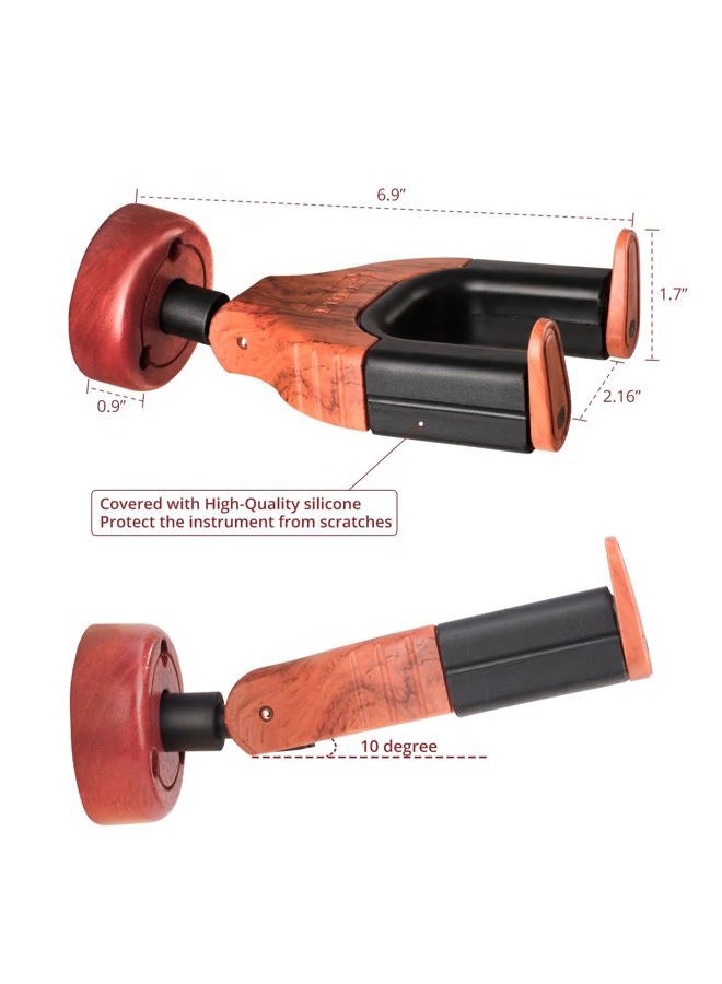 PUNK Guitar wall mount, hook, holder, car lock guitar wall mount, for acoustic, electric, classical, bass guitar stand, guitar accessories - Image 2