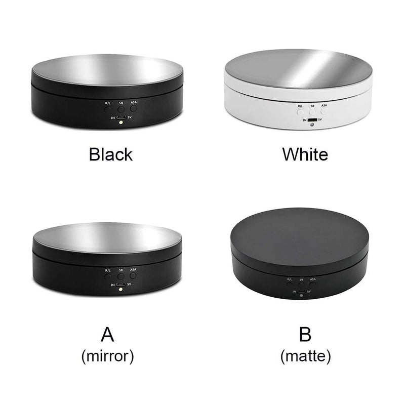 DENPETEC حامل عرض دوار كهربائي، دوار بزاوية 360 درجة لعرض منتجات التصوير، المجوهرات، الساعات، النماذج ثلاثية الأبعاد، الكعك والمقتنيات - Image 3