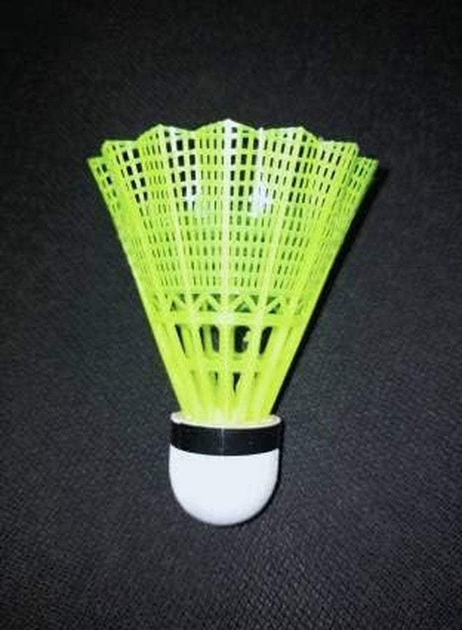 EASYMART 350 Green Cap Nylon Shuttlecock (Yellow) - Image 5