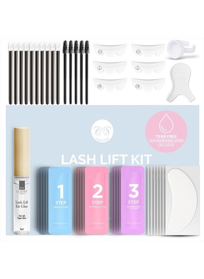 CLIONE PRIME - Lash Lift Kit - Eyebrow Lamination 5 Applications Kit Home & Professional Use Made in Korea - Image 1