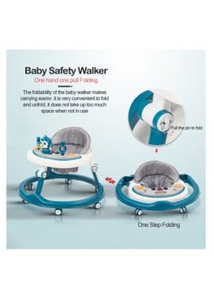MAAS Baby Walker Multifunctional Anti-Rollover Anti-O Folding 6-18 Months with Music  - Image 3