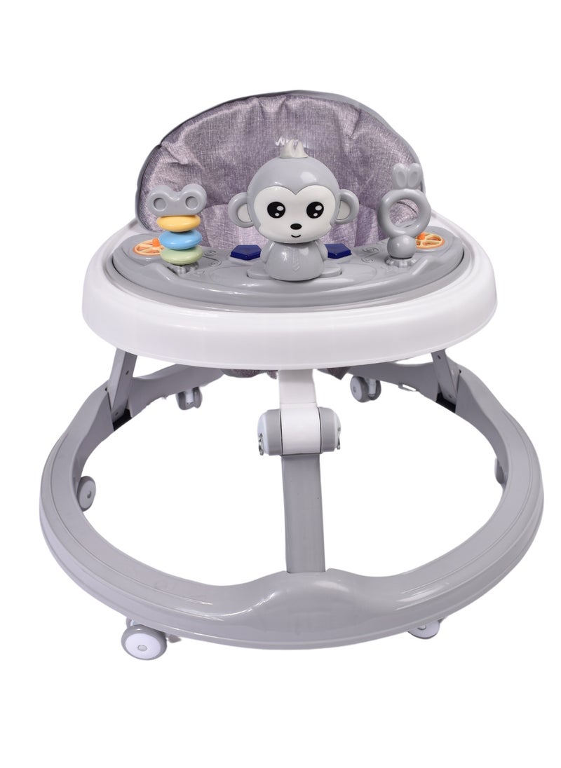 MAAS Baby Walker Multifunctional Anti-Rollover Anti-O Folding 6-18 Months with Music  - Image 1