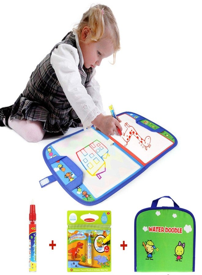 Jenilily Water Doodle Mat Portable Travel Drawing Bag Mat with Pen Educational Painting Toy for Toddlers Kids - Image 1