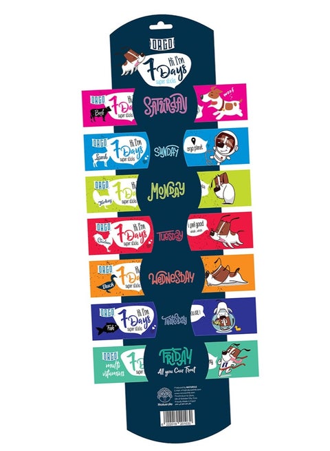 أورجو | أعواد علاجية لمدة 7 أيام - كلب | 7 قطع