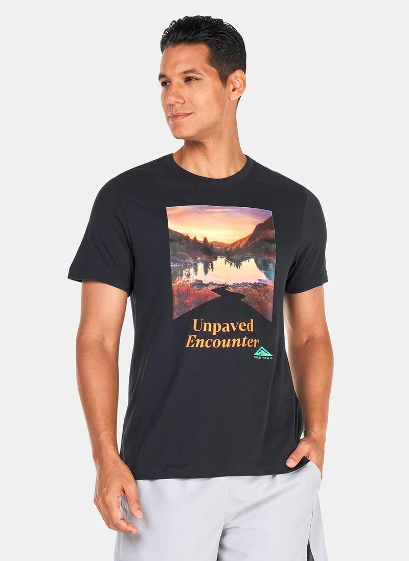 Nike Men's Dri-FIT Trail Print T-Shirt
