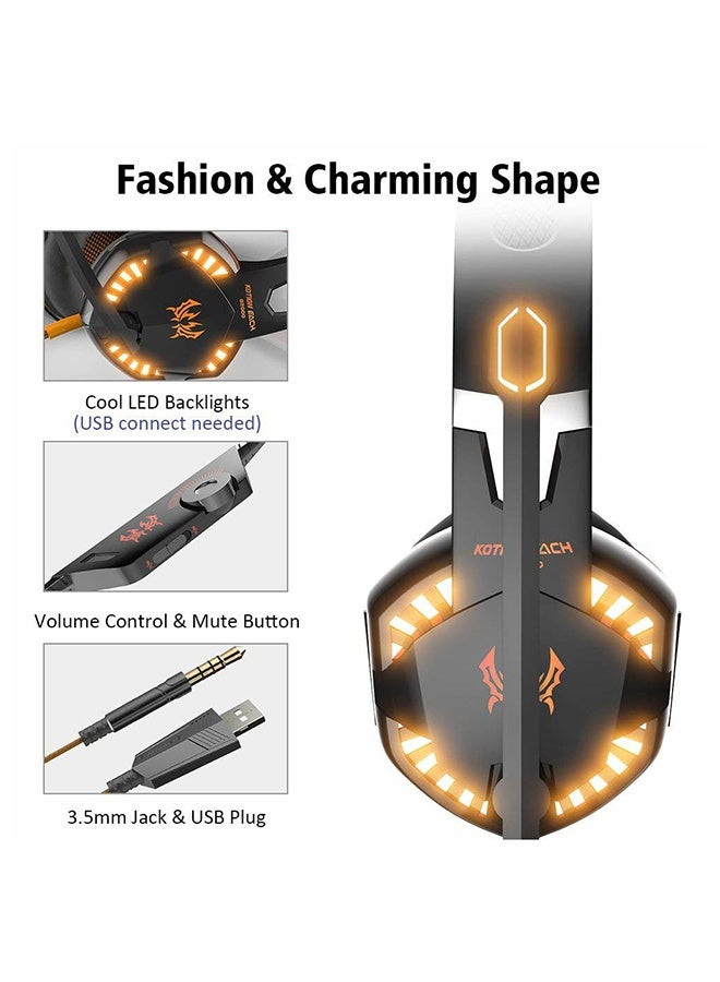 G2000 Wired Over-Ear Gaming Headphones With Mic For PS4/PS5/XOne/XSeries/NSwitch/PC - Image 4