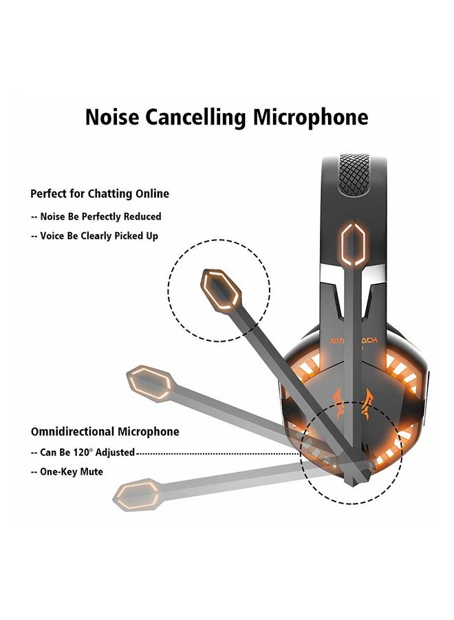 G2000 Wired Over-Ear Gaming Headphones With Mic For PS4/PS5/XOne/XSeries/NSwitch/PC - Image 5