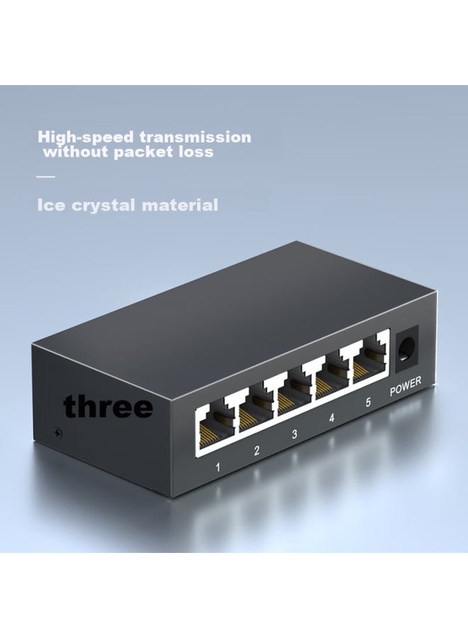 Keeplink Kp-9000 5-port Gigabit Switch, Enterprise-grade, For Home And Dormitory Use, Security Monitoring, Network Splitter, Flow Divider, Switch, Hub, Flow Divider - Image 1