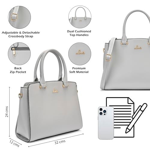 Lavie Women's Ushawu Medium Satchel Bag for Women | Satchel Handbag for Work | Ladies purse | Stylish Shoulder Bag | Gift for Women - Image 3