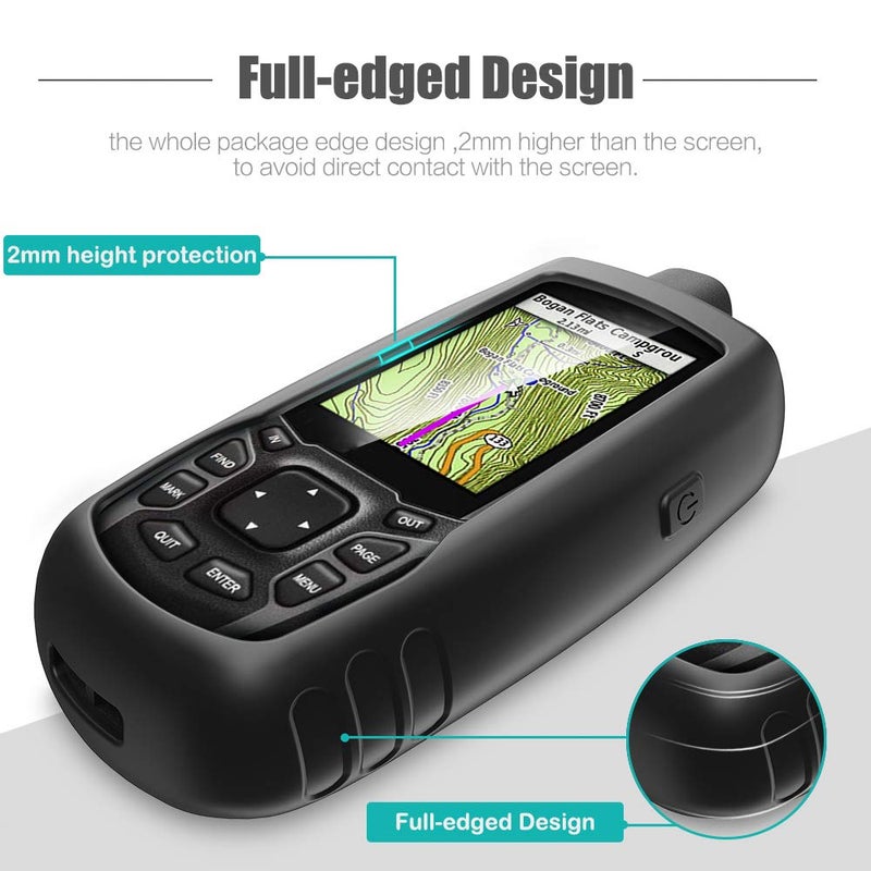 TUSITA Case Compatible with Garmin GPSMAP 62 62s 62st 62sc 62stc 64 64s 64st 64sc 64x 64sx 64csx 65 65s - Silicone Protective Cover Skin - Outdoor Handheld GPS Navigator Accessories - Image 3