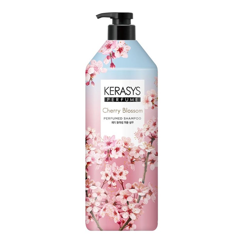 Kerasys CHERRY BLOSSOM Perfumed 33.8 fl oz / 1L (Shampoo, 1-Pack) - Image 1