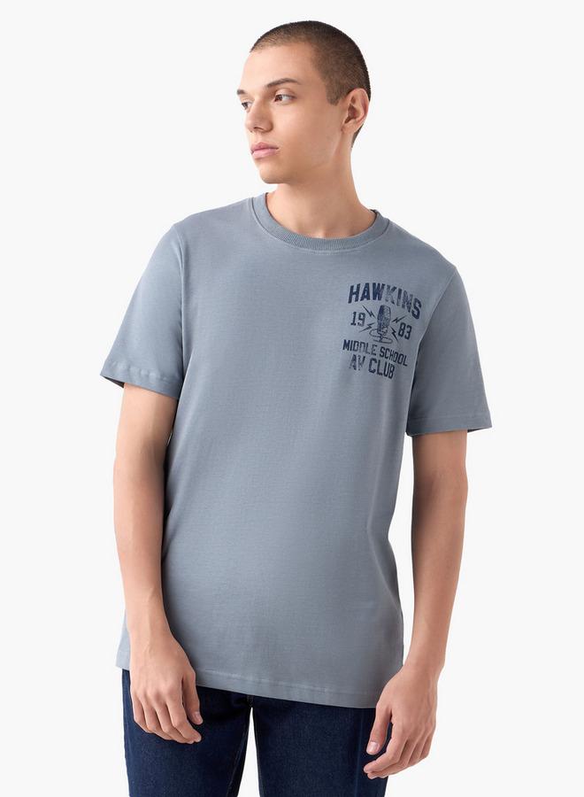 Splash FAV Hawkins Middle School Print T-shirt - Image 3