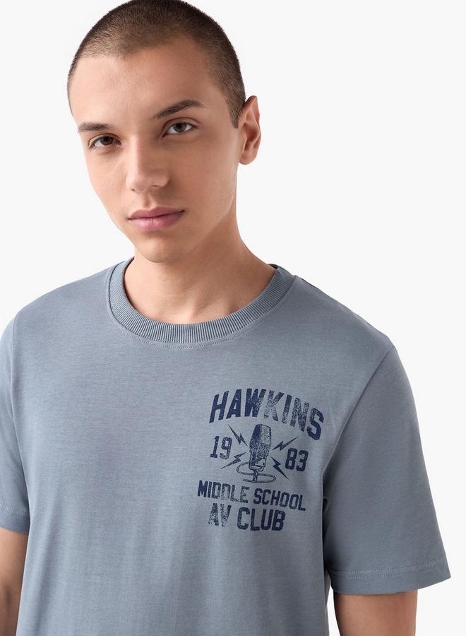 Splash FAV Hawkins Middle School Print T-shirt - Image 4