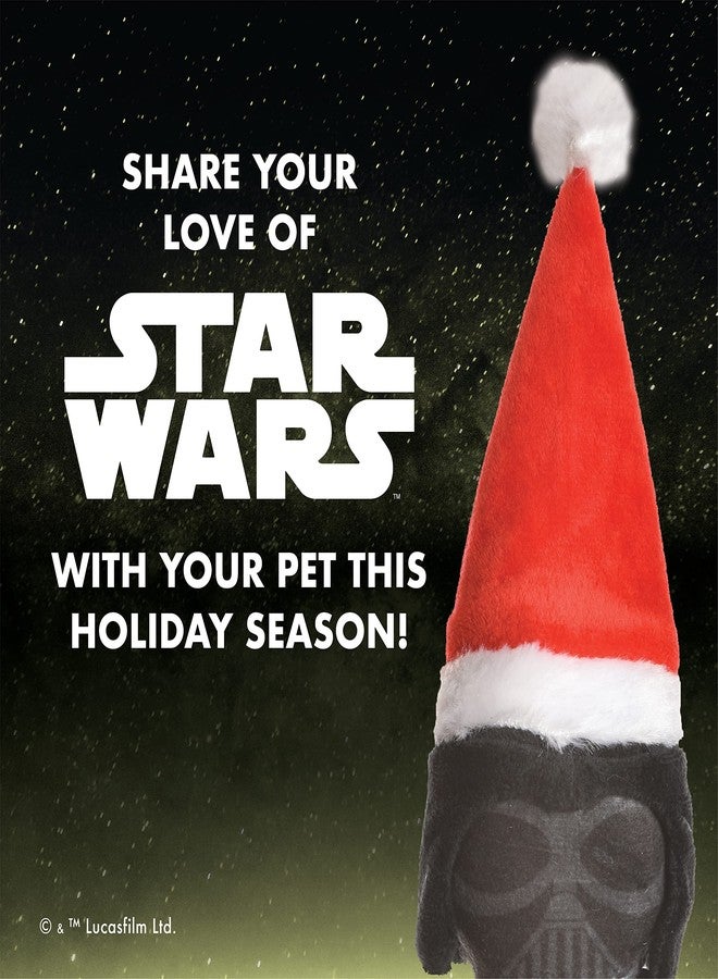STAR WARS for Pets Dog Toy Darth Vader Toy for Holidays | Santa Darth Vader Dog Squeaky Toy Dog Chew Toy | Holiday Dog Toy Plush Toys | 9 Inch Small Dog Toy (FF19885-22) - Image 2