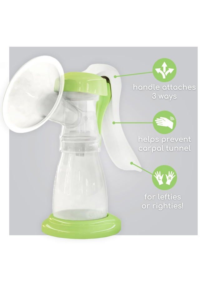Ardo Amaryll Start Manual Breastpump Includes 26 and 22mm Breast Shells. Portable Quiet Breast Pump. BPA Free Manual Pump for Gentle Pumping. Easy to Use, Swiss Designed Hand Pump Feeding Accessories. - Image 2