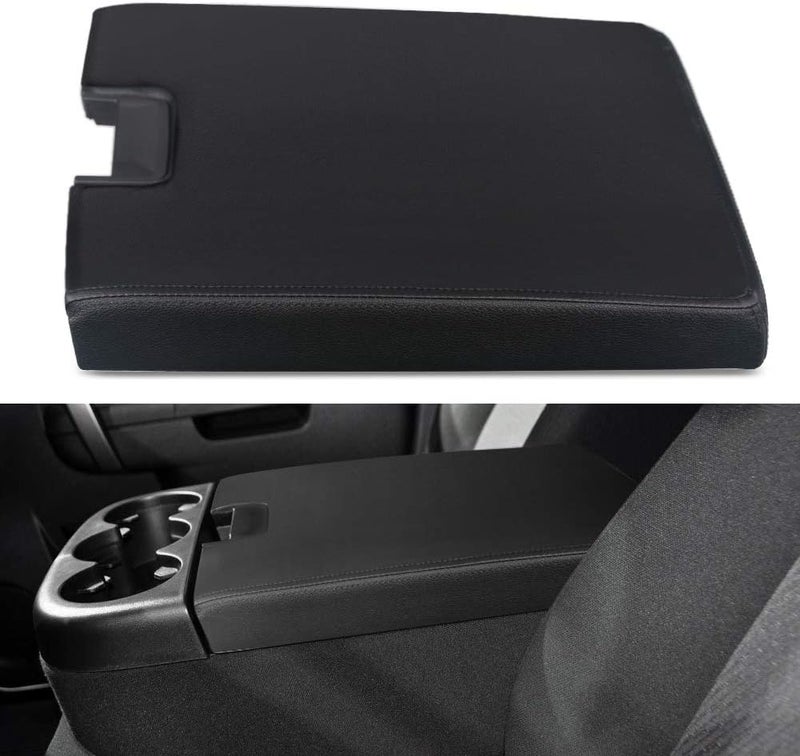 VANJING Compatible with Chevy GMC Silverado Suburban Tahoe Sierra 2007-2013 Center Console Lid Armrest Kit Cover with Latch Pickup Repair Replaces 20864154 - Image 1