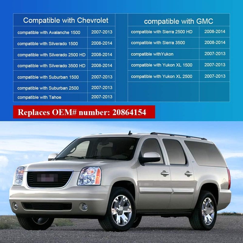 VANJING Compatible with Chevy GMC Silverado Suburban Tahoe Sierra 2007-2013 Center Console Lid Armrest Kit Cover with Latch Pickup Repair Replaces 20864154 - Image 2