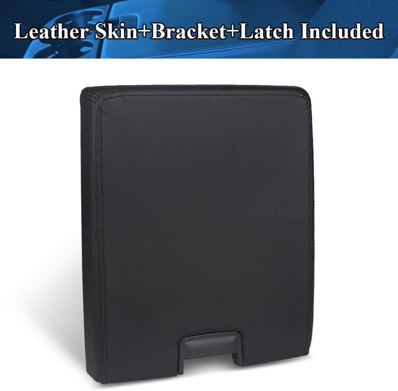 VANJING Compatible with Chevy GMC Silverado Suburban Tahoe Sierra 2007-2013 Center Console Lid Armrest Kit Cover with Latch Pickup Repair Replaces 20864154 - Image 4