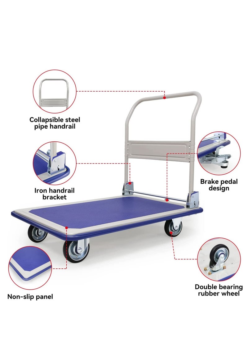 Foldable Platform Trolley 150 kg - Image 3