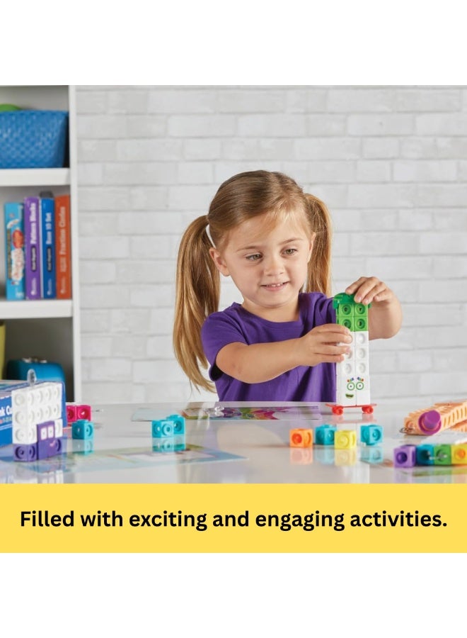 hand2mind hand2mind MathLink Cubes Numberblocks 11-20 Activity Set, 30 Activities Linked to TV Episodes, Math Cubes, Counting Toys, Base Ten Blocks, Montessori Math, Counters for Kids Math, Kindergarten Toys - Image 3