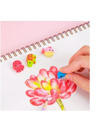 20-Piece Magic Zoo Eraser Set Multicolour - view 3