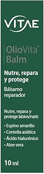 Vitae بلسم فيتاي أوليوفيتا 10 مل بلسم شفاه مرطب زيت نبق البحر حمض الهيالورونيك صبار الألوة فيرا وسانتيلا أسياتيكا يغذي ويرطب ويحمي - Image 2