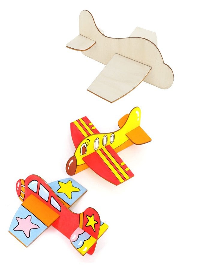 DAJAVE 20 Pack Wooden Model Airplanes, DIY Balsa Wood Airplane Kit, Wooden Plane for Birthday Party & Carnival - Image 5