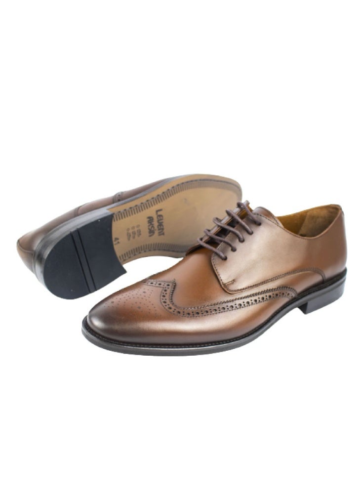 Levent Classic Genuine Leather
 Lace Up Shoes - Image 3