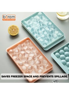 Round 33 Grids Ice Ball Maker for Freezer, Honeycomb Ice Moulds, Stackable Ice Trays, Food Grade PP material, Silicone Ice Maker Trays, BPA free Mold - pzsku/Z38EAE4CE19561992A4F6Z/45/_/1733900709/d42c7a11-34a7-4aa2-972c-73e92be3bbc6