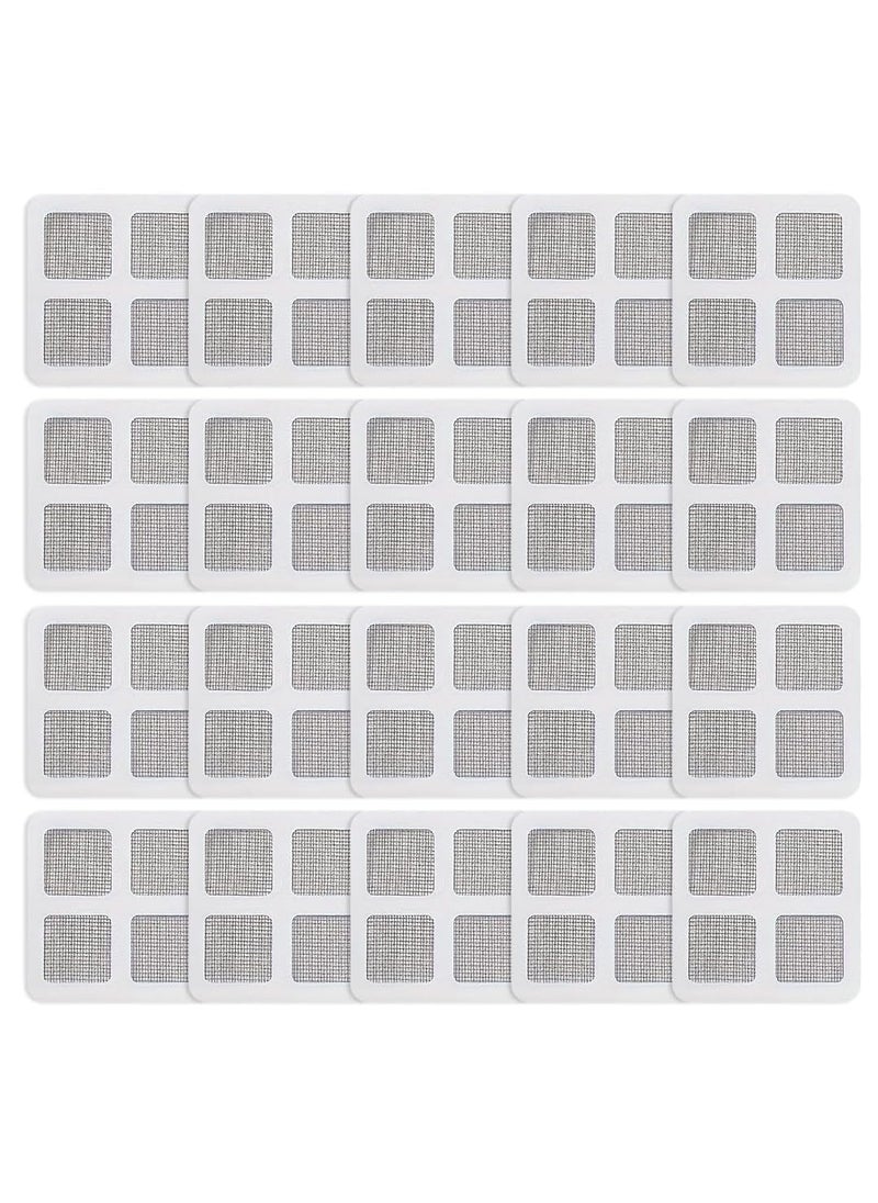 Dustex - Dustex Disposable Shower Drain Hair Catcher Drain Hair Catcher Waterproof Mesh Stickers for Bathroom Accessories Apartment Essentials for Kitchen Sink Bathtub 10 PIS - Image 1