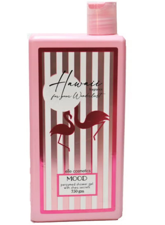 موود مود جل استحمام  هاواي 750 جرام + لوفه متعددة الالوان - Image 2