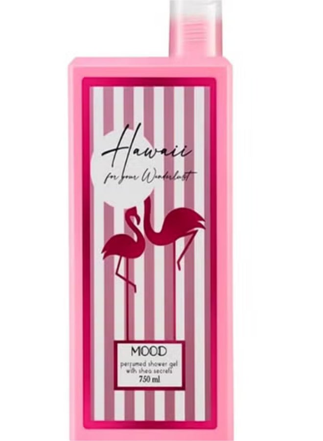 موود مود جل استحمام  هاواي 750 جرام + لوفه متعددة الالوان - Image 3