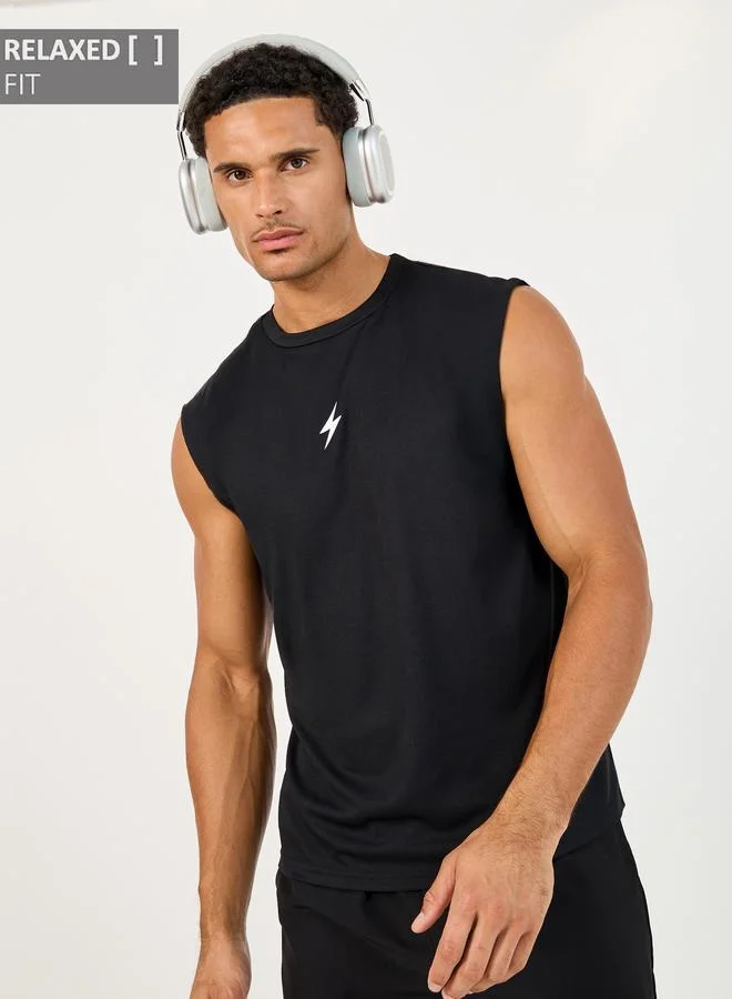 ستايلي اكتيف تيشيرت كت للتدريب بقصة مريحة