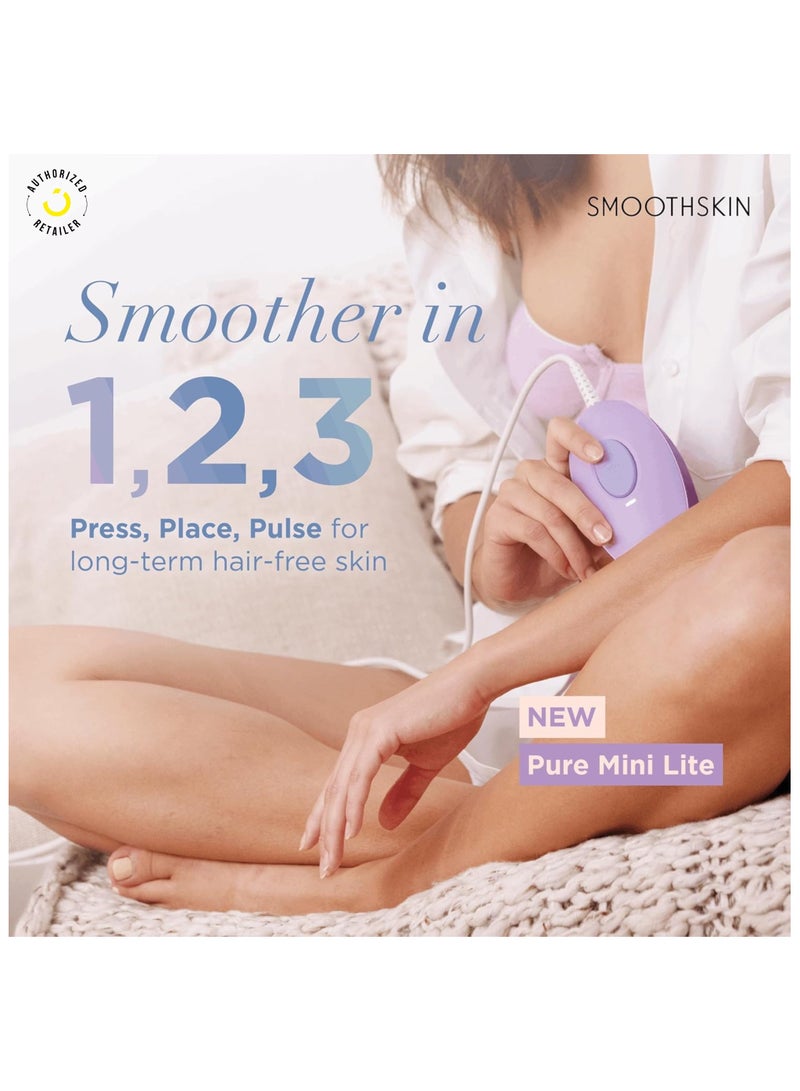 SMOOTHSKIN Pure Mini Lite IPL: IPL Hair Removal Device with 1 Energy Settings for Men & Women, Long-Lasting, Hair-Free Skin at Home (Lilac) - Image 3