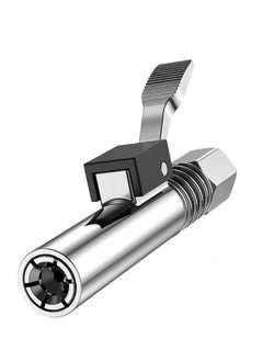 Generic Grease Gun Coupler, Grease Gun Tip with 6 Thickened Jaws Compatible with All Grease Guns 1/8" NPT Grease Gun Fittings. 12000 PSI High Pressure Grease Fittings, Long-Lasting rebuildable Tool  - Image 1
