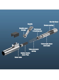 Generic Grease Gun Coupler, Grease Gun Tip with 6 Thickened Jaws Compatible with All Grease Guns 1/8" NPT Grease Gun Fittings. 12000 PSI High Pressure Grease Fittings, Long-Lasting rebuildable Tool  - Image 3