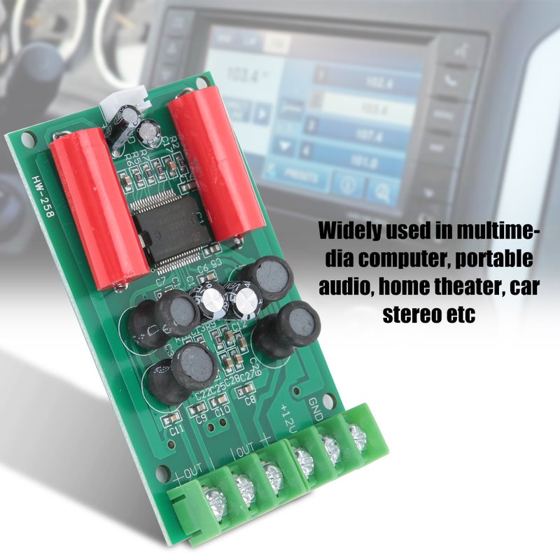 لوحة مضخم قوة رقمي HW-258 TA2024 وحدات صغيرة للسيارة والحاسوب صوتي هيفاي استريو - Image 4