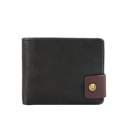 Hidesign Leather Men's Bohemian Wallet (Black) - Image 1