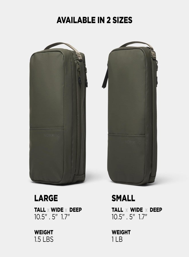 NOMATIC Toiletry Bag for Travel - Great for Travel Size Toiletries - Travel Essentials Wash Bag - Makeup Bag, (Olive), Large V2 - Image 4