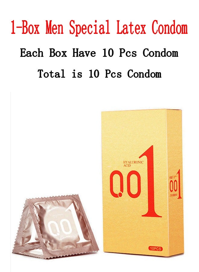 Generic 1-Box Men Special Latex Condom,Extra Lubricated Hyaluronic Acid Lasting Delay Condom  - Image 1