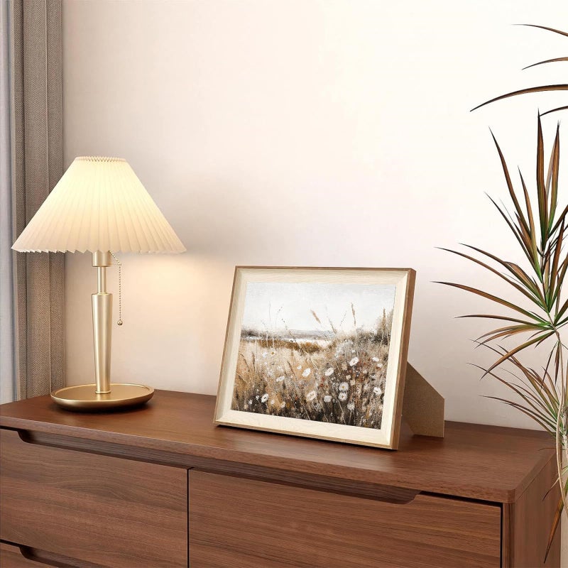 ASTRDECOR Framed Vintage Wall Art Home Decor, Farmhouse Decor Wall Art Autumn Country Wildflower Field Nature Canvas Art Wall Decor Living Room, Vintage Oil Painting Botanical Art Prints Decor-10''x12'' - Image 5