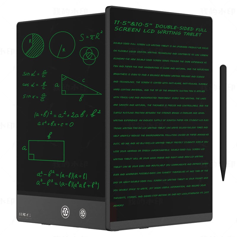 Ksequ LCD Writing Tablet for Adults 105 LCD Writing TabletDoubleSided Full ScreenDigital Notepad for SchoolOfficeHomeErasableReusable - Image 2