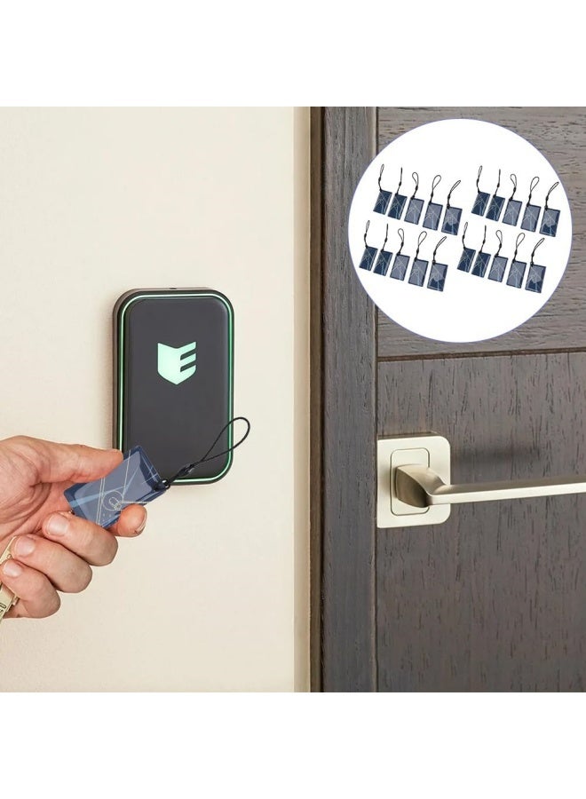 10 قطع من بطاقات IC لقفل الباب الذكي، بطاقات IC ذكية متوافقة مع الأنظمة الذكية، 13.56 ميجا هرتز RFID Key Fobs بطاقات دخول ذكية بدون مفتاح لقفل الباب - Image 5