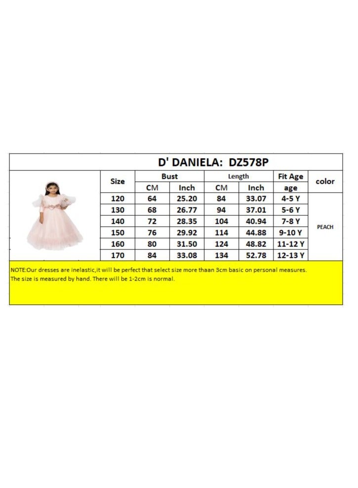 دىدانيالا فستان تول بأكمام منفوشة - Image 4