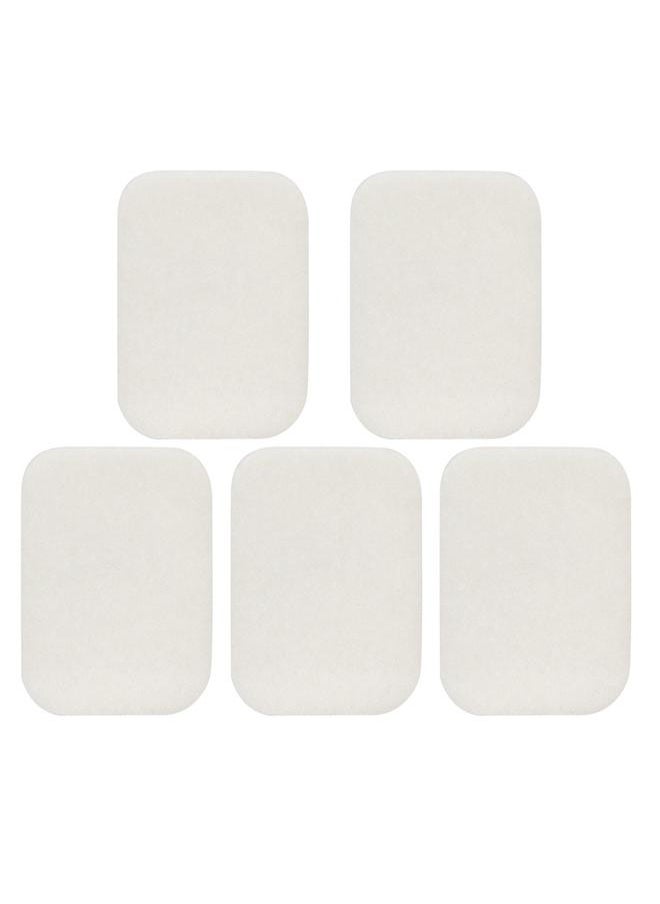 Thoraya - 5pcs White Ultra Fine Filter Cotton Particle Dust Filter for DeVilbiss Respirator DV54/55/56/57 - Image 1