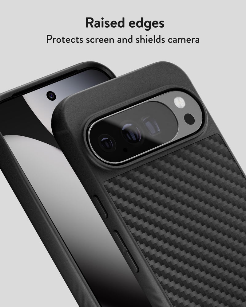 Mous for Google Pixel 10 Pro XL (2025) Case, Compatible with Qi2 MagSafe and Pixelsnap - Limitless - Protective Pixel 10 Pro XL Carbon Fibre Case - Shockproof Phone Cover, Black - Image 5
