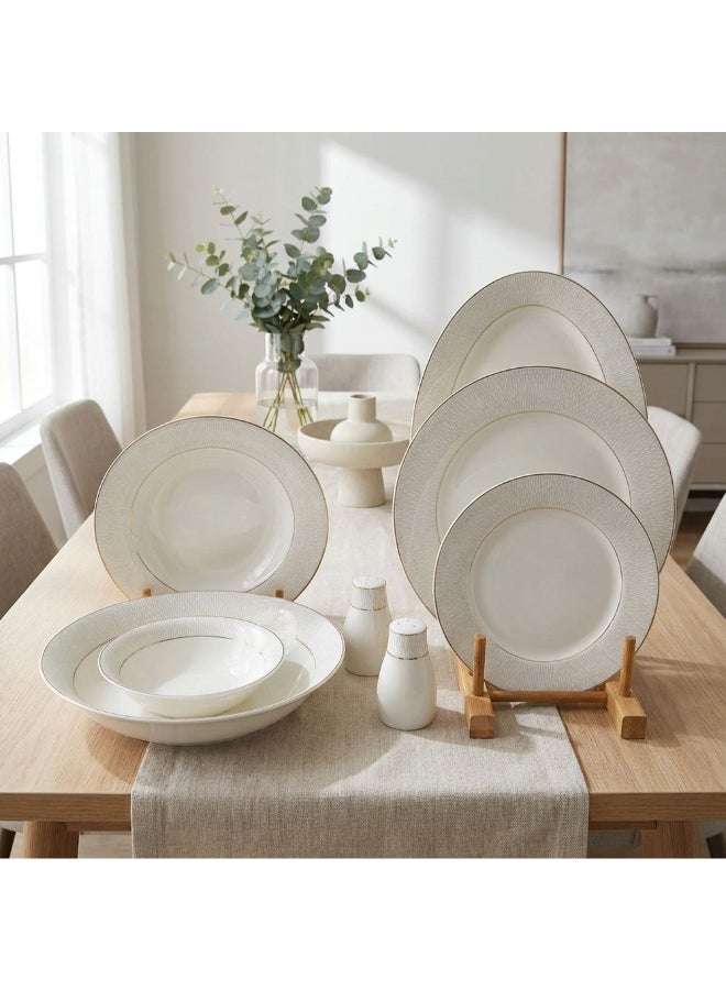 Aurelisse 29-Piece Dinner Set - Serves 6 - New Bone China