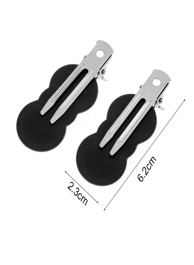 إيكان مشابك تقسيم الشعر الصغيرة من إيكان، مشابك تصفيف الشعر، 15 غرام، عبوة من قطعة واحدة (مجموعة من 4 قطع سوداء) - Image 3