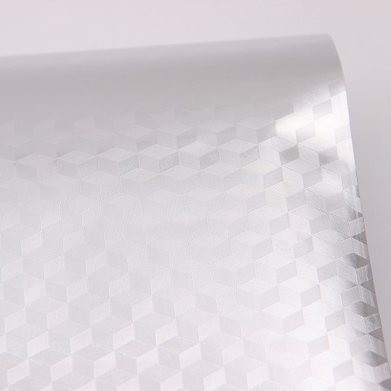 Kitchen Aluminum Foil Multifunction Waterproof Oilproof Self-Adhesive Rolled Wardrobe DIY Cabinet Dining Paper Pads Mats - Image 2